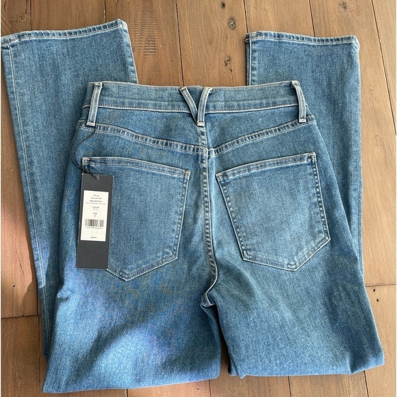 Veronica Beard Carly high-rise kick flare bright lakeshore jeans NWT - Picture 8 of 11